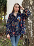 Collared Short Bolero with Pockets in our Best Selling Pattern !