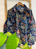 Collared Short Bolero with Pockets in our Best Selling Pattern !