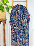 Luxury Velvet House Robe Unisex Kimono Unisex Kimono Boho Jacket Lined Dressing Winter Christmas Gift Elegant Royal Navy Blue Orange Red Paradise