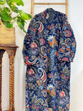 Luxury Velvet House Robe Unisex Kimono Unisex Kimono Boho Jacket Lined Dressing Winter Christmas Gift Elegant Royal Navy Blue Orange Red Paradise