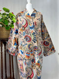 Luxury Velvet House Robe Unisex Kimono Rich Beige Black Blue Orange Red