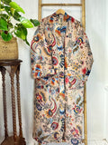 Luxury Velvet House Robe Unisex Kimono Rich Beige Black Blue Orange Red