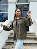 Luscious Luxurious Printed Velvet open Jacket
Regal Classic Grey Love