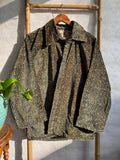 Luscious Luxurious Printed Velvet open Jacket
Regal Classic Grey Love
