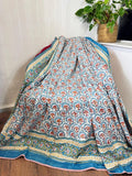Reversible Pure Cotton Dohar Bedspread King Size