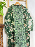 Luxury Velvet House Robe Unisex Kimono Autumn Winter Christmas Gift Elegant Royal Emerald Green