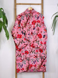 Luxury Velvet House Robe Unisex Kimono Elegant Royal Baby Pink Crush Lover