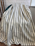 Kantha Stitch Cotton Reversible Bed/Sofa Throw King Size BLACK WHITE