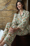 Luxury Hand Printed Indian Blockprint Pure High Quality Cotton | Off White