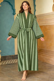 Pure Cotton Block printed Forest Green