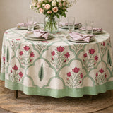 Circular Cotton Summer Spring Table Cover |