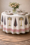 Circular Cotton Summer Spring Table Cover |