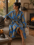 Luxury Velvet House Robe Unisex Kimono Boho Jacket | Quirky Autumn Winter Christmas Gift
