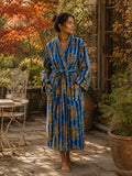 Luxury Velvet House Robe Unisex Kimono Boho Jacket | Quirky Autumn Winter Christmas Gift