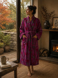 Luxury Velvet House Robe Unisex Kimono Boho Jacket | Quirky Autumn Winter Christmas Gift