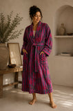 Luxury Velvet House Robe Unisex Kimono Boho Jacket | Quirky Autumn Winter Christmas Gift