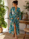 Pure Cotton Indian Block printed House Robe Summer Kimono |