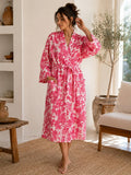 Pure Cotton Kimono with Hand Block printing