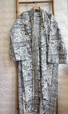 Men’s Cotton Handprinted House Robe Kimono