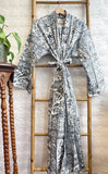 Men’s Cotton Handprinted House Robe Kimono