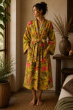 Luxury Velvet House Robe Unisex Long Kimono
