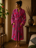 Luxury Velvet House Robe Unisex Kimono Boho Jacket | Quirky Autumn Winter Christmas Gift