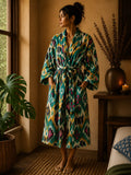 Luxury Velvet House Robe Unisex Long Kimono
