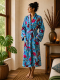 Luxury Velvet House Robe Unisex Long Kimono