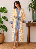 Pure Cotton Kimono with Hand Block printing