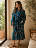Luxury Velvet House Robe Unisex Long Kimono