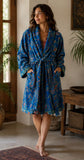 Luxury Velvet House Robe Unisex Kimono Boho Jacket