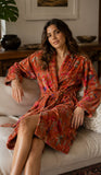 Luxury Velvet House Robe Unisex Kimono Boho Jacket