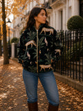 Velvet Boho Bomber Quirky Jacket