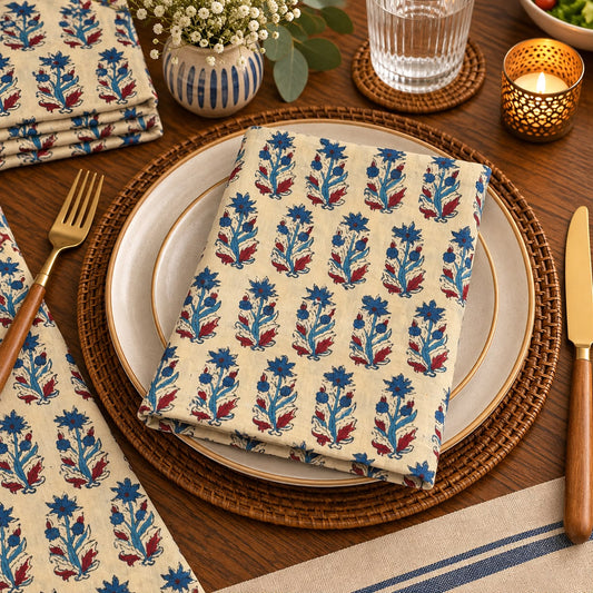 Cotton Napkins (Set of 12 Pcs)