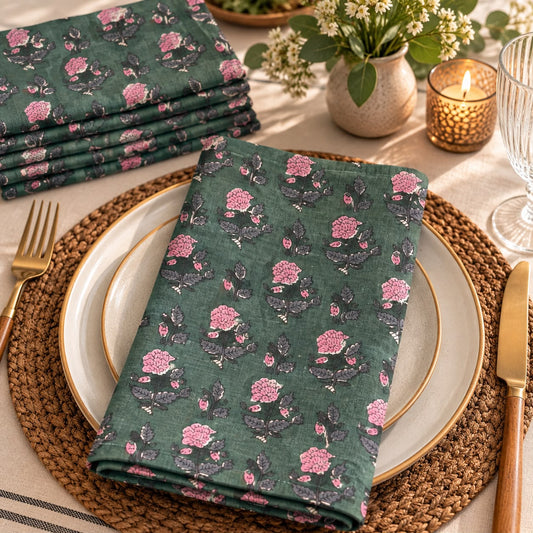 Cotton Napkins (Set of 12 Pcs)