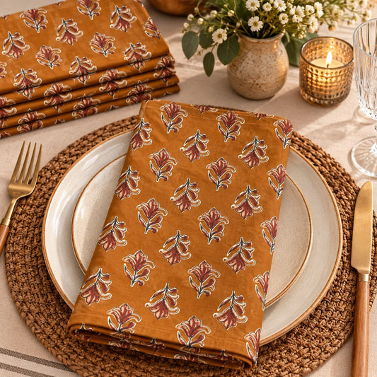 Cotton Napkins (Set of 12 Pcs)