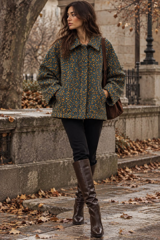 Luscious Luxurious Printed Velvet open Jacket
Regal Classic Grey Love