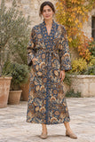 Pure Cotton Handprinted House Kimono|