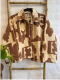 Luxury Velvet  Towel  Boho Bolero  Jacket Quirky Layer