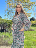 Pure Cotton Block printed Pastel White
