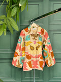 Suzani Hand Embroidered Short Jacket Creamish Beige