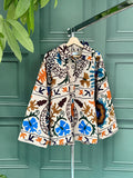 Suzani Hand Embroidered Short Jacket Ecru