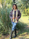 Pure Cotton Quilted (SElegant black brown Soft Yellow Hue