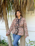 Pure Cotton Quilted (SElegant black brown Regal Classic Pink Love