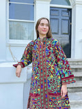 Exclusive Velvet Outdoor Jacket with Hand Embroidery. Maroon Green Voilet