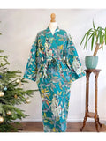 Pure Cotton Indian Block printed House Robe Summer Kimono |