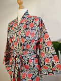 Pure Cotton Indian Block printed House Robe Summer Kimono