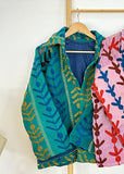 Vintage Suzani Jacket – Artisan Embroidery Meets Timeless StyleTeal Blue, Yale, Yellow